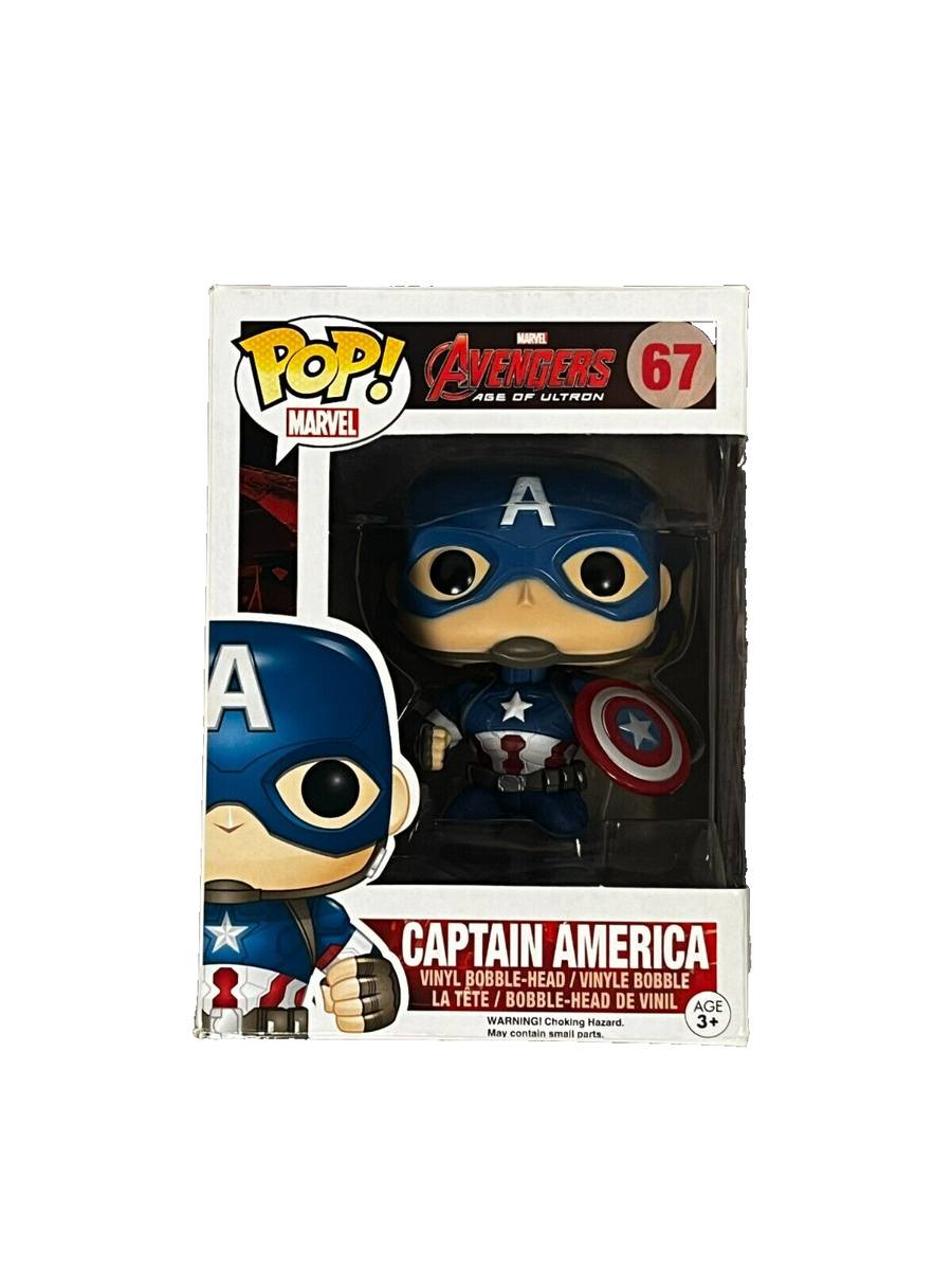 レア！marvel アベンジャーズ　キューポスケット Captain America Funko Pop 67 Avengers: Age Of Ultron. Small Tear