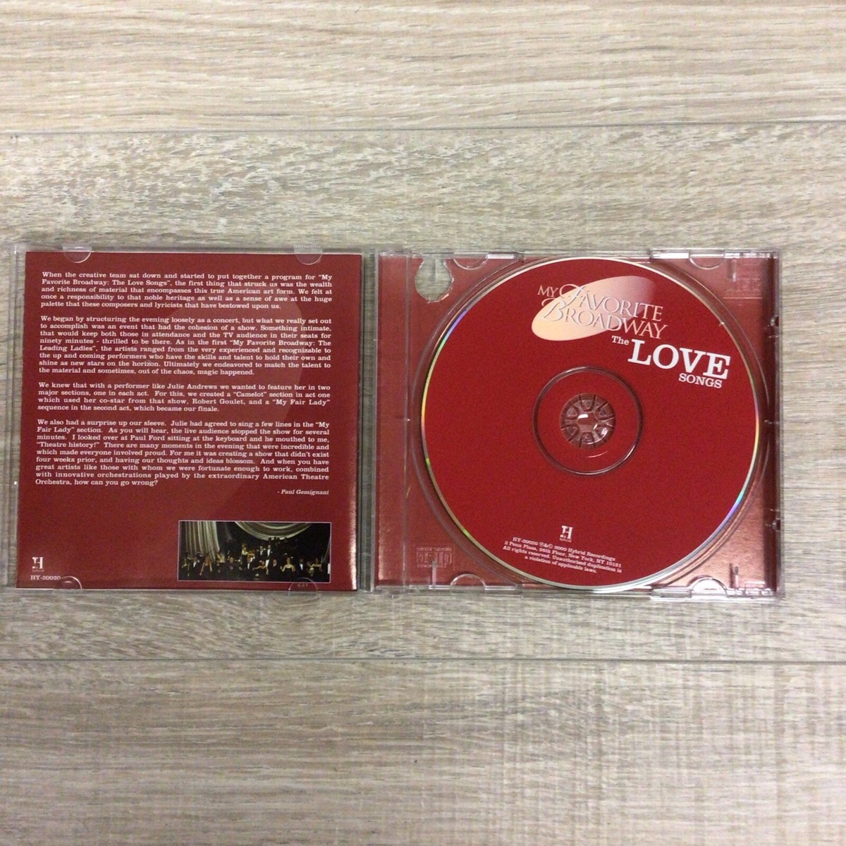 洋楽 OUR FAVORITE My Favorite Broadway The Love Songs CD GB9 | eBay