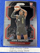 2022 #105 Aisha Sheppard WNBA Panini Prizm Basketball Base Card RC Aces