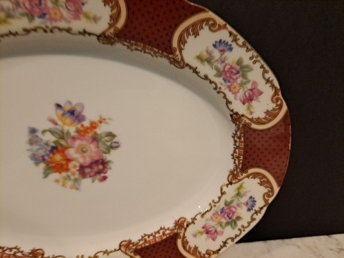 VINTAGE GOLD CASTLE AUS JAPAN SPEISETELLER SAMMLERSTÜCK GERINGE GEBRAUCHSSPUREN - Bild 6 von 11