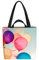 Luftballons Himmel Bunt Tasche Luftballons Himmel Bunt Feier Geburtstag Deko Fe