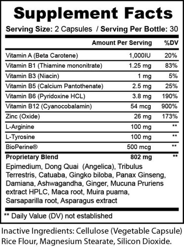 Conquest Nutriton Divine Femme High Potency Libido Booster - 60 Veggie Capsules - 第 2/2 張圖片