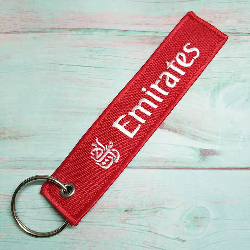 Emirates Airlines First Class Aviation A380 Car Keychain