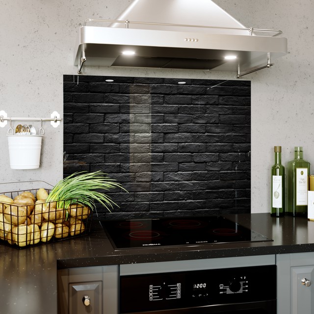 27 5 X 23 6 Inch Glass Tile Kitchen Backsplash Splashguard Design