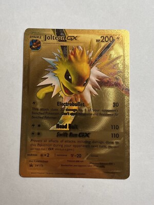 ポケモンカード Jolteon V ゴールド Gold Foil Pokémon Fan Art Card Collection Jolteon GX NM | eBay