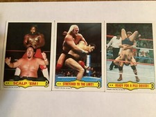 You Choose- Complete Your Set- 1984 and 1985 Topps and WWF (WWE) Titan Cards