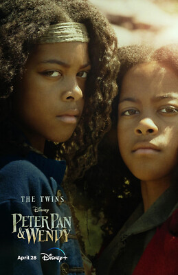 AA3302 Peter Pan & Wendy Film By David Lowery 2023 The Twins Movie Poster 11x17