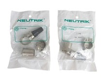 Neutrik NC3MRC XLR Male 3 Pin Rt. Angle Connector, Set of 2 - NOS, Free Shipping