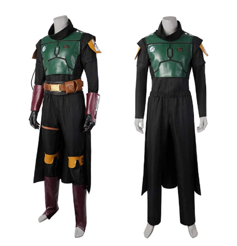 Star Wars The Mandalorian Boba Fett Cosplay Traje Completo Uniforme Disfraces de Halloween Foto 2 de 4