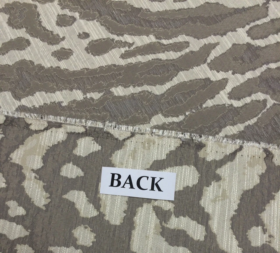 BALLARD DESIGNS ARTEMIS GRAY FAUX BOIS ANIMAL JACQUARD FABRIC BY YARD 54"W - Image 4 of 4