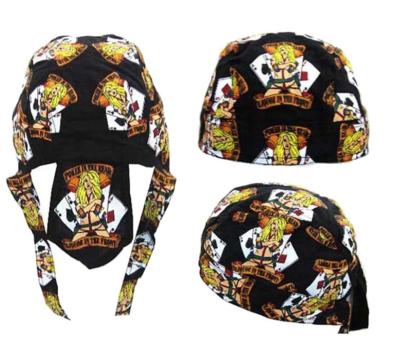 buy 1 get one FREE LIQUOR UP FRONT POKER GIRL BANDANA CAP dorag hat men #225 NEW