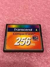 Transcend 256MB 45X CF CompactFlash Flash Memory Card TS256MCF45
