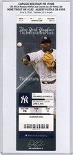 Carlos Beltran HR #408 Mike Trout HR #152 Yankees Angels 6/8/2016 Full Ticket