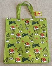 Grinch Tote Shopping Bag Large 19” Primark New With Tags 50% Recycled Free UK PP