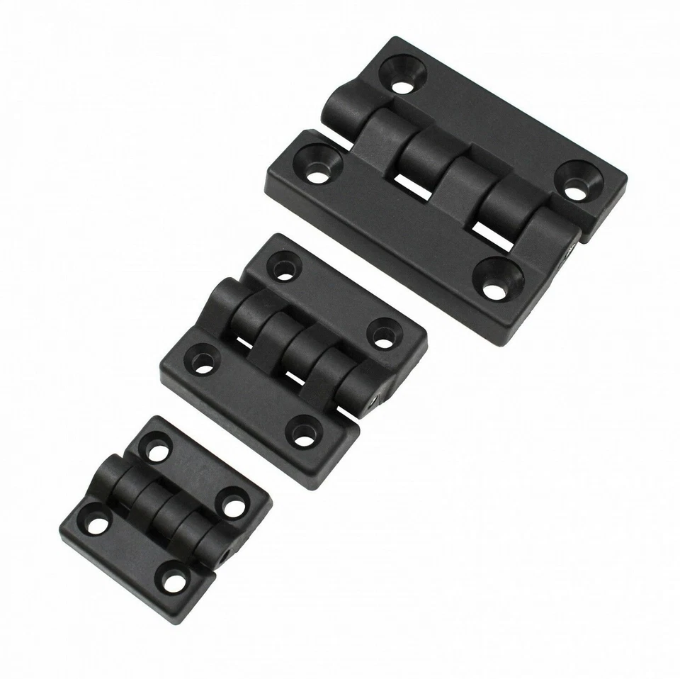 ONPIRA Scharnier Scharniere Türband Türbänder Beschlag Kunststoff SCHWARZ Polyamid