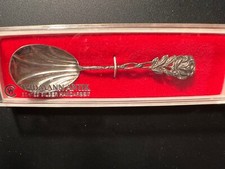 Widmann Antik Sahnelöffel Zuckerlöffel Hildesheimer Rose 835 Silber 11g !! OVP