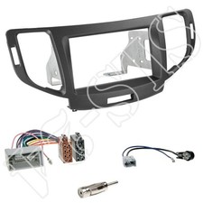 Honda Accord CU/CW ab11 Doppel-DIN Radioblende + Autoradio ISO Adapter Einbauset
