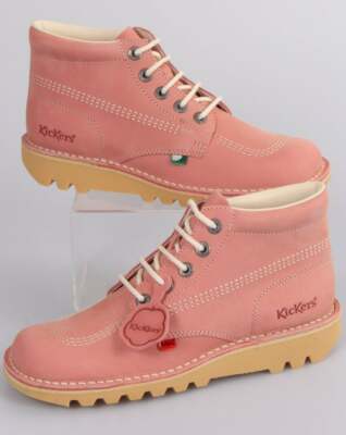 Kickers Kick Hi Nubuck Boot Pink 