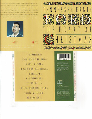 TENNESSEE ERNIE FORD - THE HEART OF CHRISTMAS (CD 1991)  **10 TRACKS**