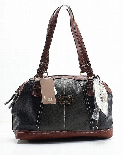 B.O.C schwarz/anthrazit/schokolade Coshocton Powerbank große Umhängetasche Tasche Handtasche $ 88 - Bild 1 von 11