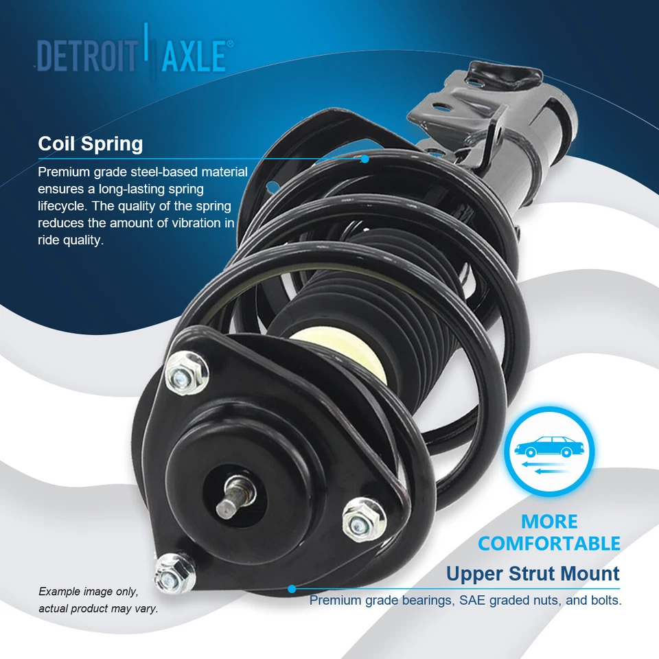 Pair Front Struts Coil Spring for 2007 2008 2009 2010 2011 2012 Dodge Caliber - Изображение 4 из 4