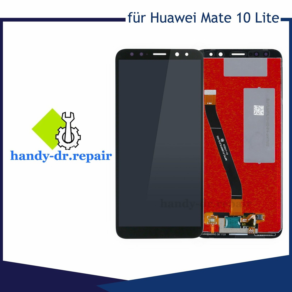 Display Für Huawei Mate 10 Lite Schwarz LCD Touchscreen Bildschirm  