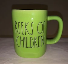 Rae Dunn Reeks of Children Green Mug NWT Halloween Hocus Pocus Movie Sanderson