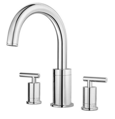 Pfister Contempra 2 Handle High Arc Roman Tub Faucet Trim Kit RT6-5NCC, Chrome