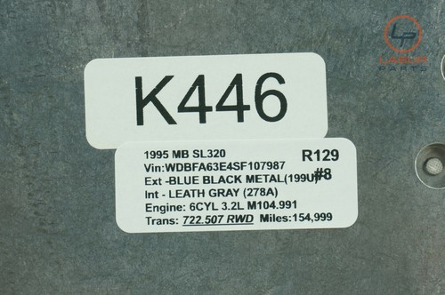 R129 Mercedes 94-95 SL320 Class BOSCH ABS Traction Control Module Unit K446 - Picture 6 of 6