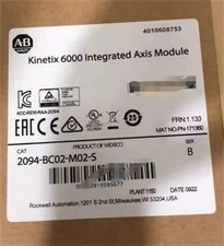 2094-BC02-M02-S /B Kinetix 6000 15kW/15A Integrated Axis New Allen Bradley