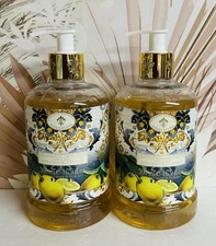 2-Pack Saponificio ~ Lemon Moisturizing Hand Wash with Castor Oil 16.9 fl oz Ea.