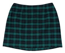 Preowned- Old Navy Plaid Mini Skirt Womens Size 4 