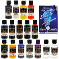 House Of Kolor 4oz 14 Color Kit W Kandy Graphic Metallic Pearl Base Paint