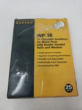 Zareba WP-5E 25 Porcelain Insulators For Wood Posts