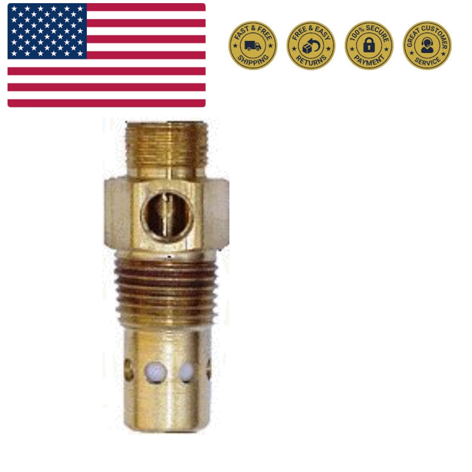 1/2" Comp X 1/2" Mpt