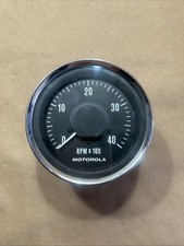 Vintage 12v Motorola 78t 2002 Tachometer 4000 Rpm