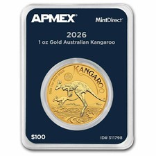 2026 Australia 1 oz Gold Kangaroo (MintDirect® Single) 5378.50 per troy oz