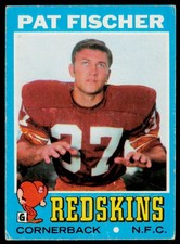 1971 Topps Pat Fischer 74 Washington Redskins