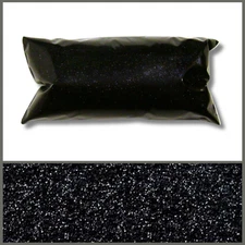 Intense Black Extra Fine Glitter - .004'' Premium Polyester, Solvent-Resistant