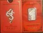 2025 PAMP 10 Gram Year of the Snake .999 Silver Bar in Assay & OGP