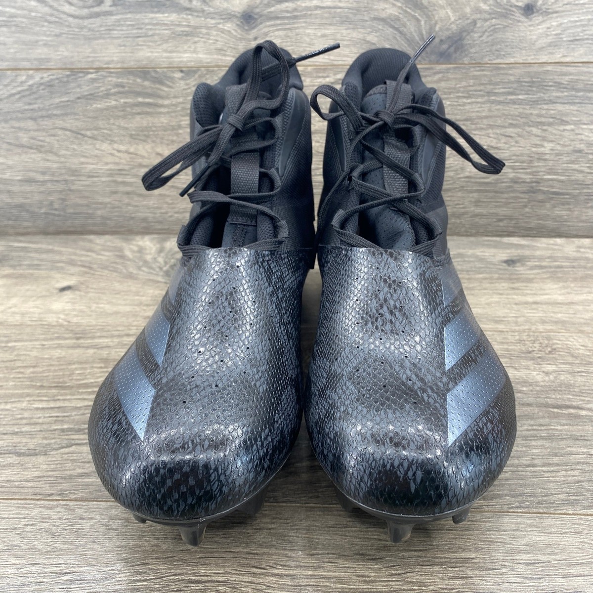 Adidas Adizero Chaos Football Cleats Mid Top Men\'s Size 10.5 Black IE4006 New Adidas Adizero Chaos Men main image 3