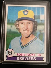 1979 Topps Baseball Vintage Trading Card #95 ⚾ ROBIN YOUNT, Milwaukee Brewers