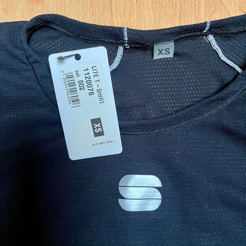 Sportful Thermodynamic Lite Base Layer T-Shirt – Black  Unisex - Size XS RRP £59 - Image 2 of 4