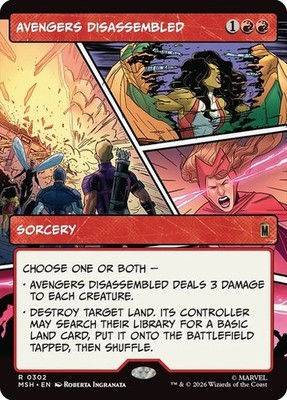 Avengers Disassemble Showcase Marvel Super Heroes Magic: The Gathering MTG