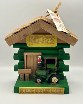 John Deere Licensed ''Little Log'' Hand Crafted Vintage Wall Hanging Key Holder