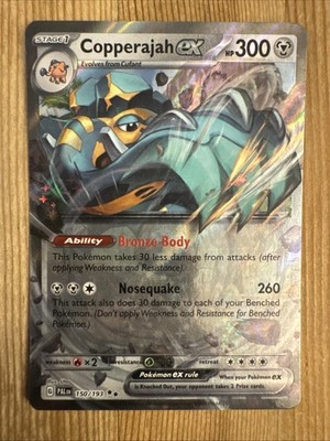 Copperajah ex 150/193 Sv02: Paldea Evolved Holo Pokemon NM