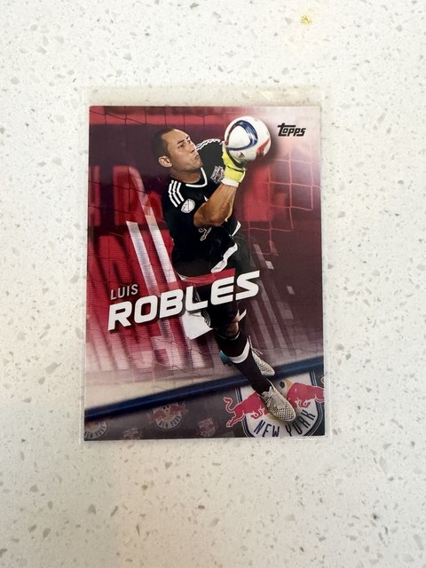 Topps 2016 MLS Luis Robles #40 New York Red Bulls Soccer Card #/5