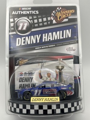 Denny Hamlin #11 Bristol Win Raced Version 1:64 NASCAR Authentics Diecast 2024