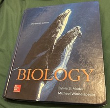 Biology by Sylvia S. Mader and Michael Windelspecht (2017, Trade Paperback)