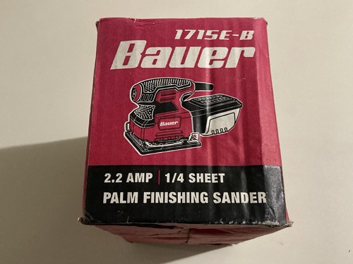 Bauer 1715E-B 2.2 AMP 1/4 Sheet Palm Finishing Sander BRAND NEW - NEVER USED - Picture 9 of 11